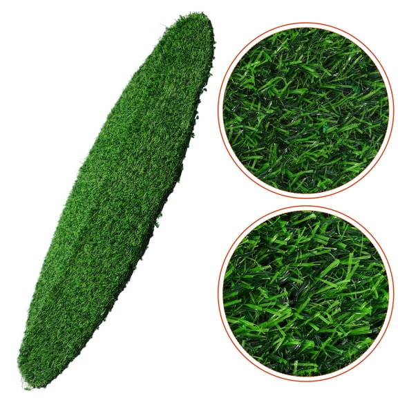 Pawsdot Artificial Grass Rug Green PVC Decoration for Outdoor Decoration 1Set
