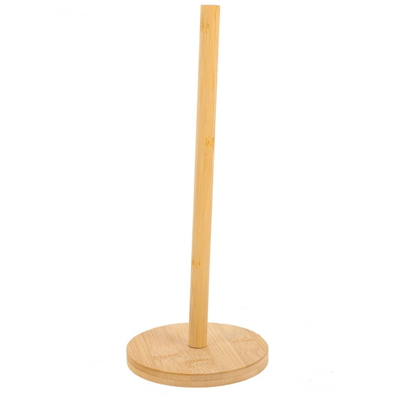 Pawsdot Kitchen Paper Towel Holder Stand in Beige Vertical Design for Home Use