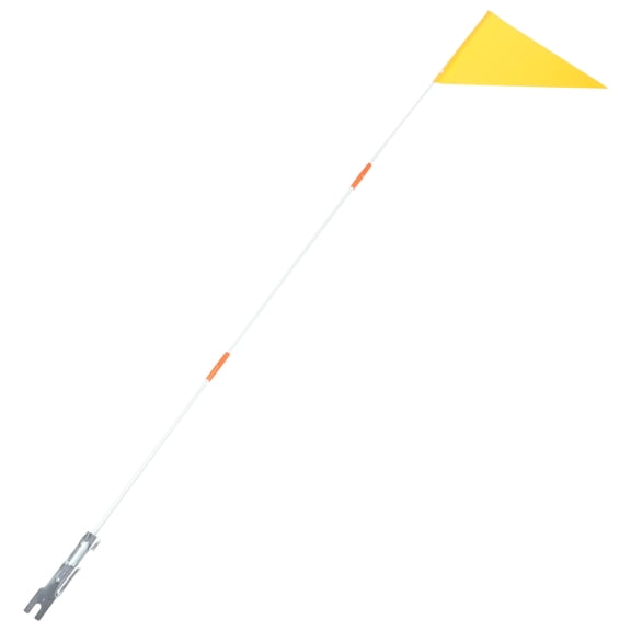 Pawsdot Bike Safety Flag Kids Bicycle Safety Flag Yellow 1 Set