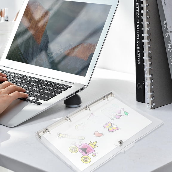 Pawsdot Transparent Plastic A4 Binder Cover, Deform-Resistant, for Books