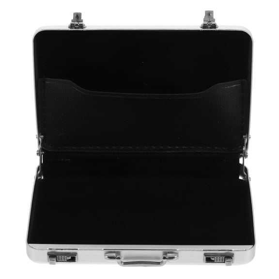 Pawsdot Portable Plated Silver Business Card Organizer Sturdy Construction for Id Cards