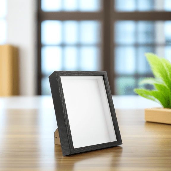 Pawsdot Insect Display Frame with Clear Viewing and Artistic Black Wooden Shadow Box