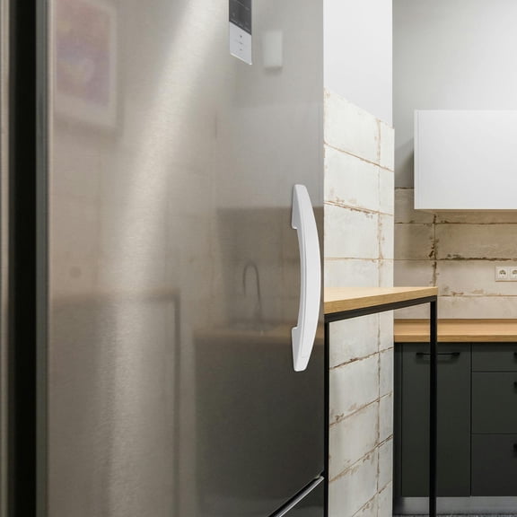 Pawsdot Sleek Freezer Door Handle White Plastic Easy Install Elegant Grip