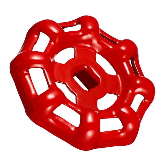 Pawsdot Cast Iron Red Spigot Handle Replacement for Outdoor Faucet Valve