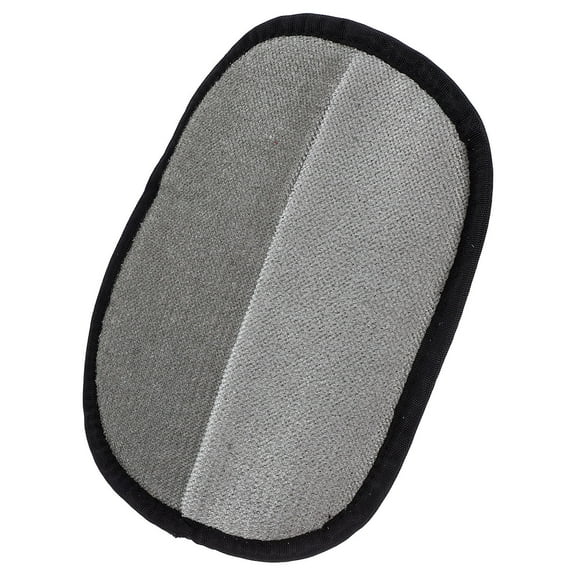 Pawsdot Double Sided Black Pet Grooming Gloves for Hair Removal and Massage