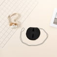thumbnail image 1 of Pawsdot Universal Black PU Badge Holder with Chain and Clip for Office Security Use, 1 of 7