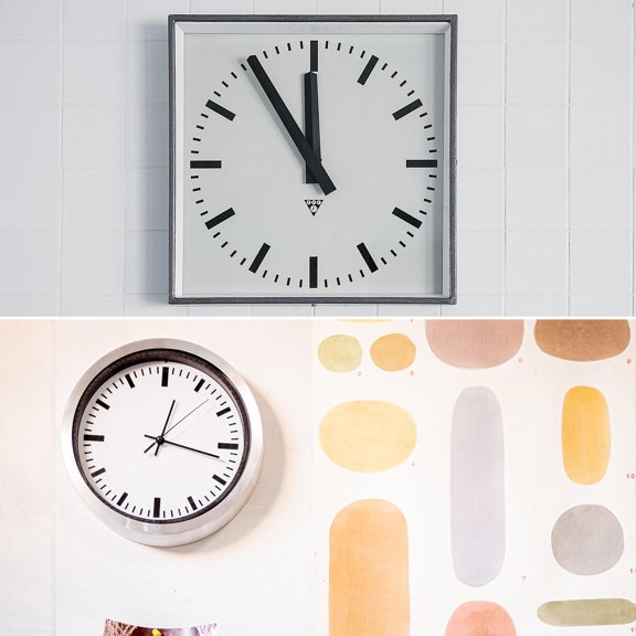 Pawsdot Clock Repair Part Quartz Clock Movement Plastic Black 1Set