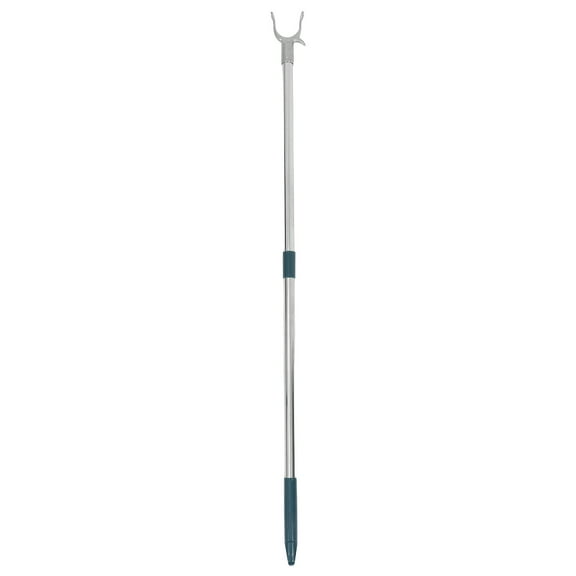 Pawsdot Dark Green Stainless Steel Clothes Drying Pole for Home with Plastic Hook