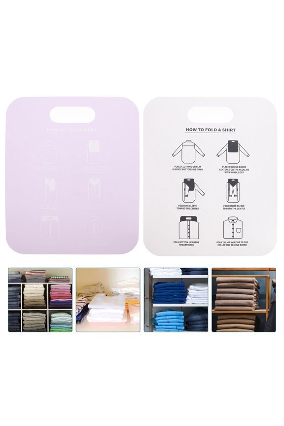 PP Multi-Color Shirt Folding Board for Packing, Compact and Space-Saving