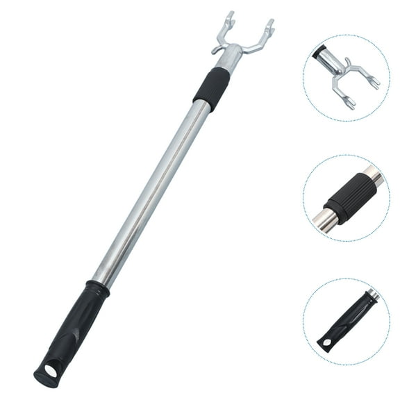 Pawsdot Closet Ceiling Clothes Pole Adjustable Telescoping Stainless Steel Hanging Rod
