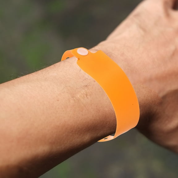 Pawsdot Soft PVC Wristbands for Hospitals with Writable Surface and Snap Adjustable Strap