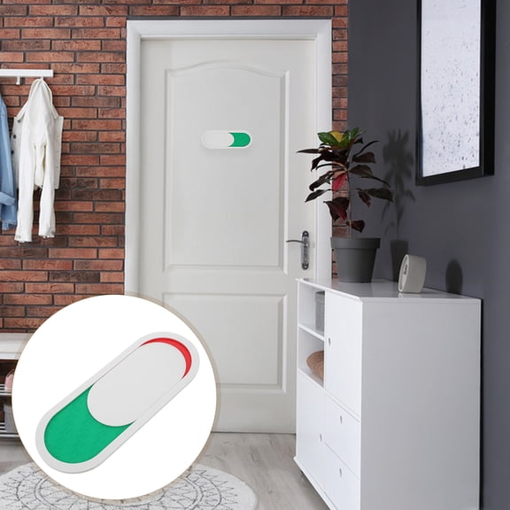 Pawsdot Vacant Occupied Office Sign White Acrylic 1Set Simple Design Commercial Buildings