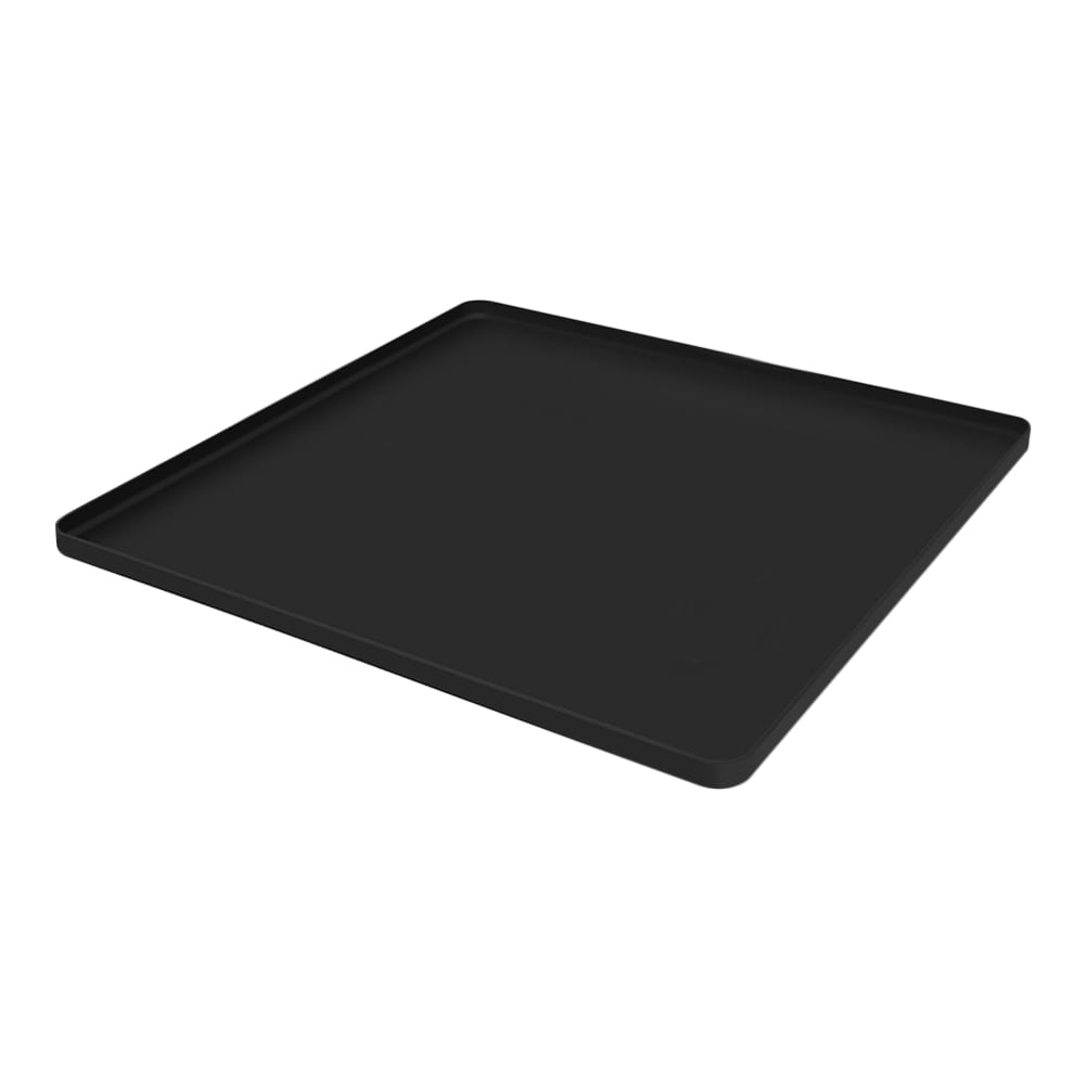 Pawsdot Silicone Refrigerator Drip Pan to Protect Floors Black Color