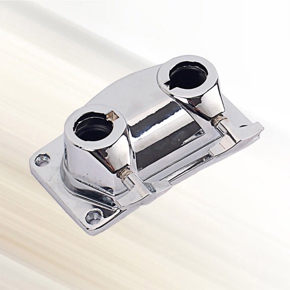 Pawsdot Silver Drum Bracket Metal Tom Cymbal Holder Clamp Lightweight Durable Drum Accessory