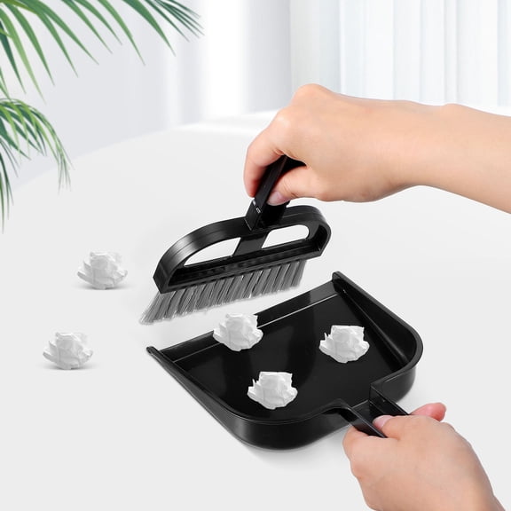 Pawsdot Cleaning Brush Black Plastic Ingenious Combination for Table Sofa Cleaning