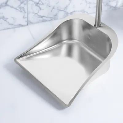Pawsdot Dustpan Stainless Steel Large Capacity Square Shape Home Use 1Pcs