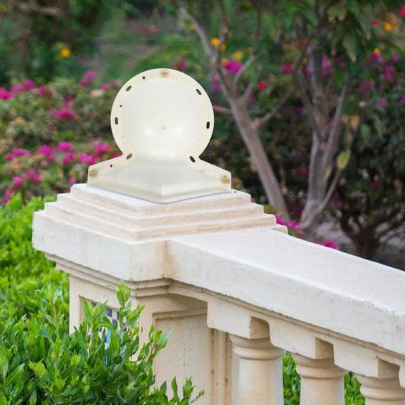 Pawsdot White Plastic Roman Column Ball Mold, DIY Garden Decoration, Durable and Modern