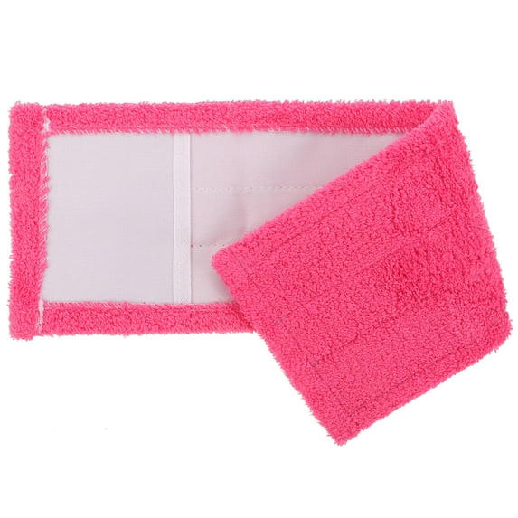 Pawsdot Flat Mop Refill Microfiber Mop Cloth Replacement Part Rosy for Hotel Use 1Pack