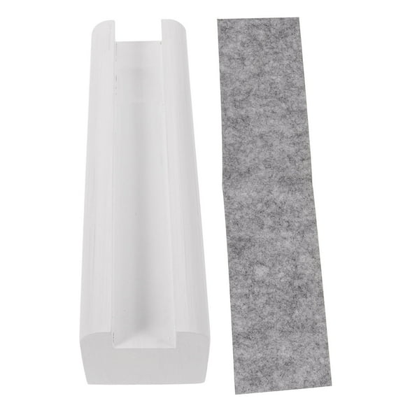Pawsdot White Wooden Full Length Mirror Stand with Anti Slip Support for Secure Display