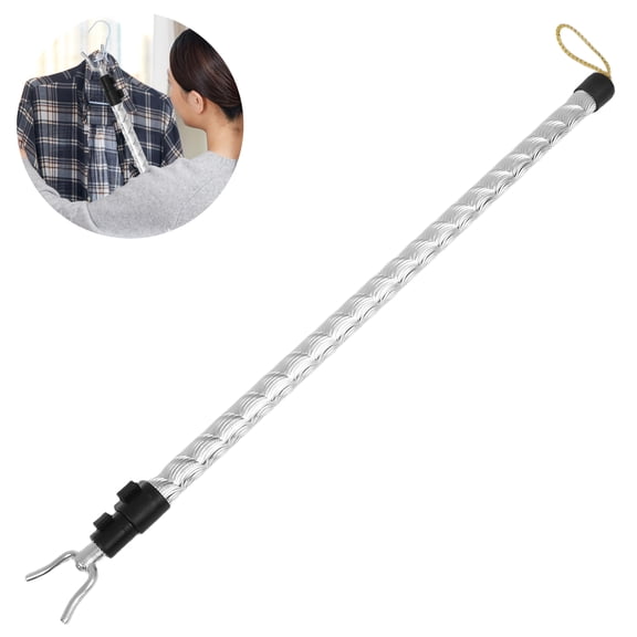 Pawsdot Flexible Telescopic Clothesline Rod Aluminium Alloy Home Clothes Drying Pole