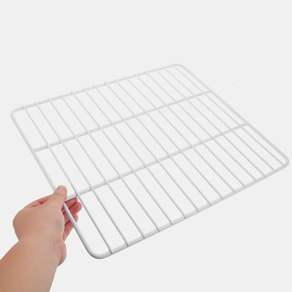 Pawsdot White Metal Partition Board for Wire Shelves Offering Flexible Refrigerator Storage Solutions