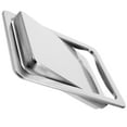 thumbnail image 1 of Pawsdot Plated Silver Stainless Steel Recessed Garbage Lid for Office Bathroom and Kitchen Spaces, 1 of 8