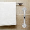 thumbnail image 1 of Pawsdot Wall Mounted Silver Grab Bar for Bathroom Stability and Elderly Support, 1 of 8