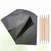 Pawsdot 1Set Practical Carbon Paper for Drawing Durable Black Graphite Transfer on Wood Canvas Metal and More