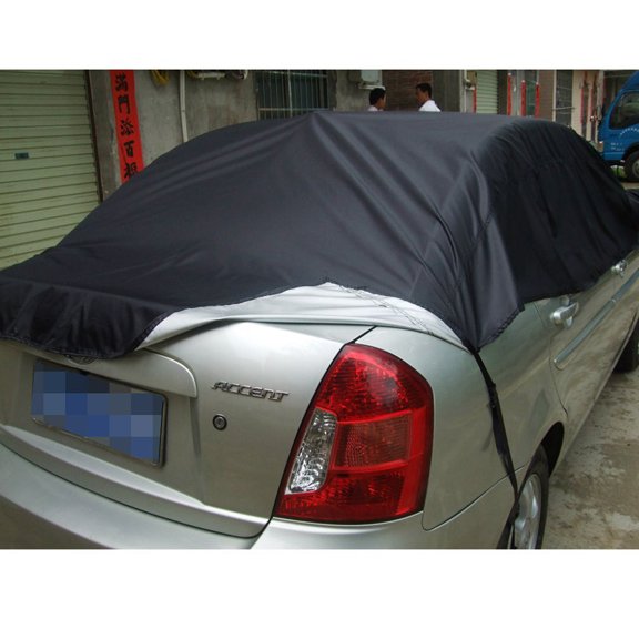 Pawsdot Black Car Shield Sunscreen and Rainproof for Vehicle Protection