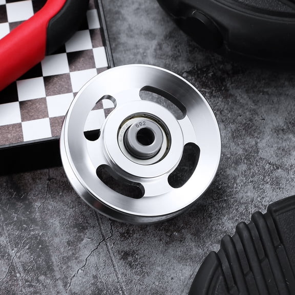 Pawsdot Aluminium Alloy Fitness Pulley, Plated Silver, Precision Made, Practical Design