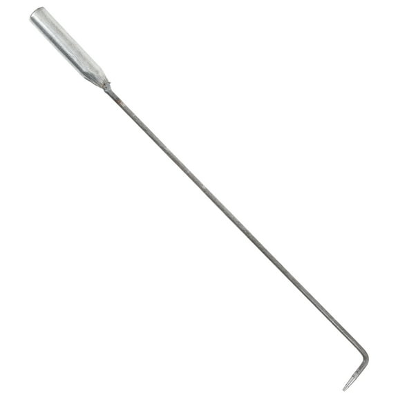 Pawsdot Metal Fireplace Poker Iron Fire Pit Tool Long Handle for Home Use Outdoor Barbecue