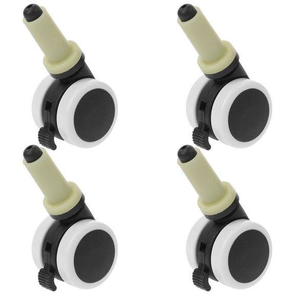 Pawsdot High Chair Casters Heavy Duty Multi-Color Plastic for Home Use 4Pcs