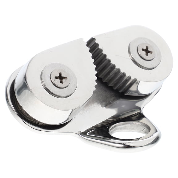 Pawsdot Plated Silver Boat Cam Cleat 316 Stainless Steel High Load Resistance