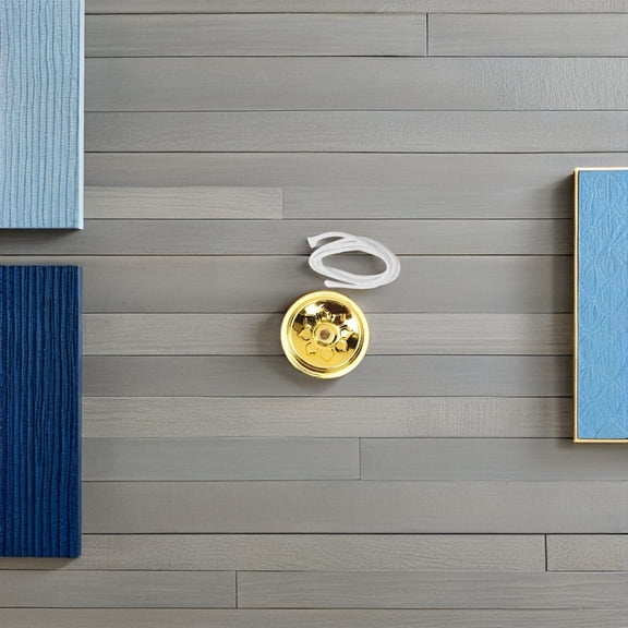 Pawsdot 1Set Fiberglass Replacement Wick with Holder White for Oil Lamp Floating Use