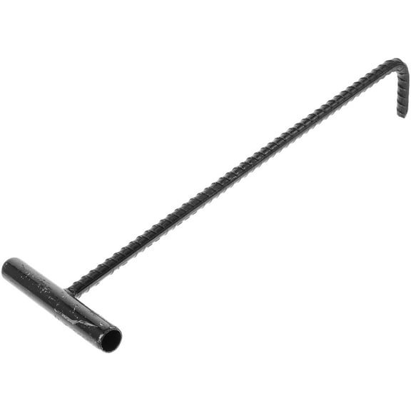Pawsdot T Shaped Manhole Cover Hook Stainless Steel Hand Lifting Tool with Firm Grip for Easier Use