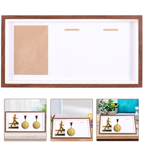 Pawsdot Decorative Medal Frame with Clear Cover to Showcase Marathon Achievements