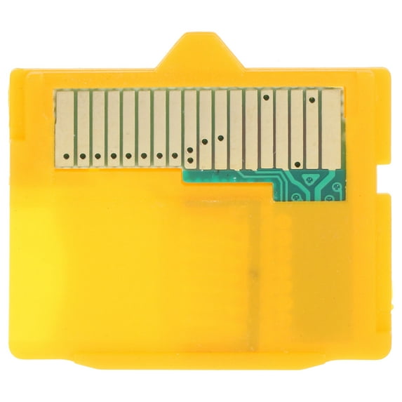 Pawsdot External Memory Card Readers to Card Adapter Yellow for Photography Data Transfer 1Set