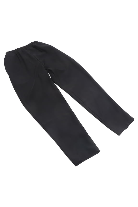 Mens Work Pants Black Wearproof for Kitchen Cooking 1Pcs