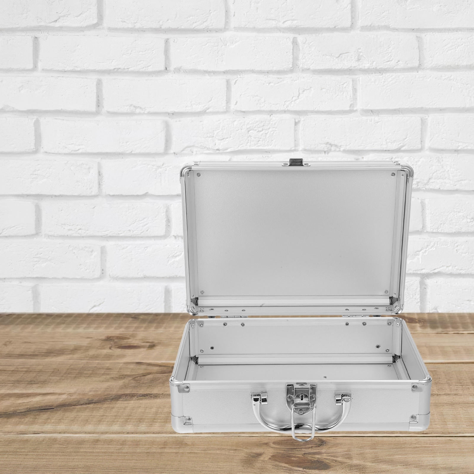 Pawsdot Aluminum Alloy Small Briefcase with Convenient Handle for Professionals and Travel