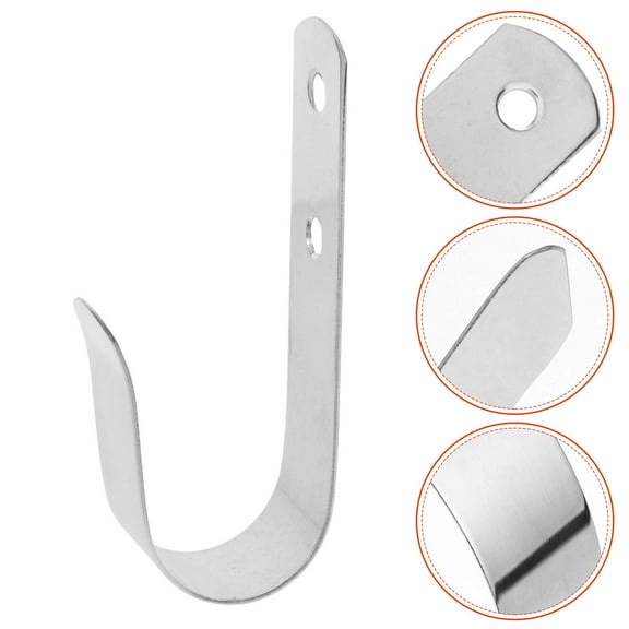 Pawsdot Durable Stainless Steel Life Ring Hook with Railing Hanger for Pool and Ship Use