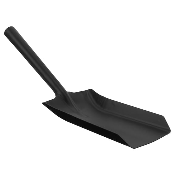 Pawsdot Fireplace Shovel for Ash Black Metal with Extra Large Head for Outdoor and Garden Use
