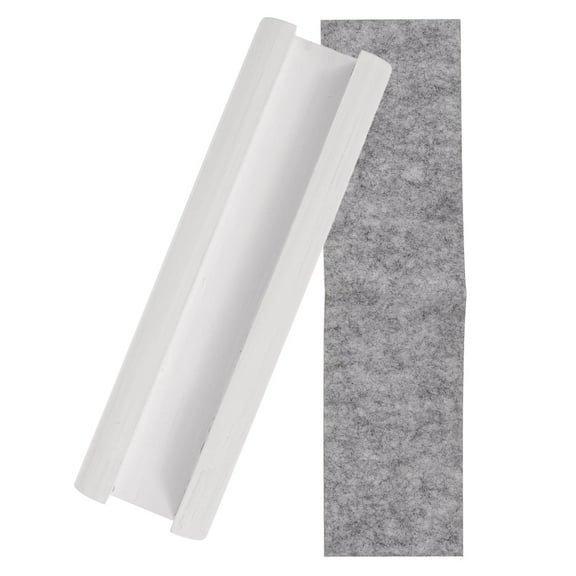 Pawsdot White Wooden Full Length Mirror Stand for Floor Mirror Holder with Anti Slip Support