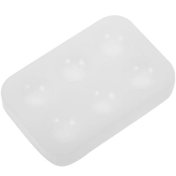 Pawsdot Silicone Watercolor Palette, White, Durable, Reusable, Portable for Makeup