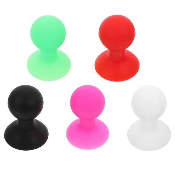 Pawsdot Phone Holder Unique Shape Assorted Color High Power Sucker Plate 5Pcs