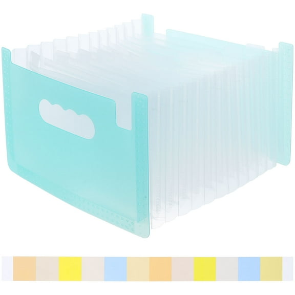 Pawsdot Sky Blue Document Organizer Folder for Office Coupon Organizer 1Pack