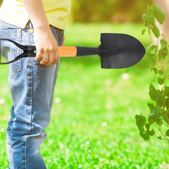 Pawsdot Multifunctional Black Handheld Garden Tool for Digging Loosening and Planting