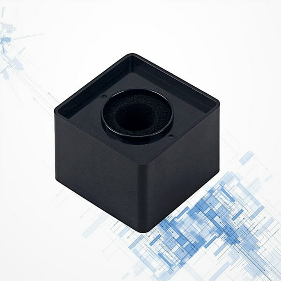 Pawsdot mic cube Microphone Station Black 1Pcs Easy Connection for KTV 2.75*2.75*2.00in