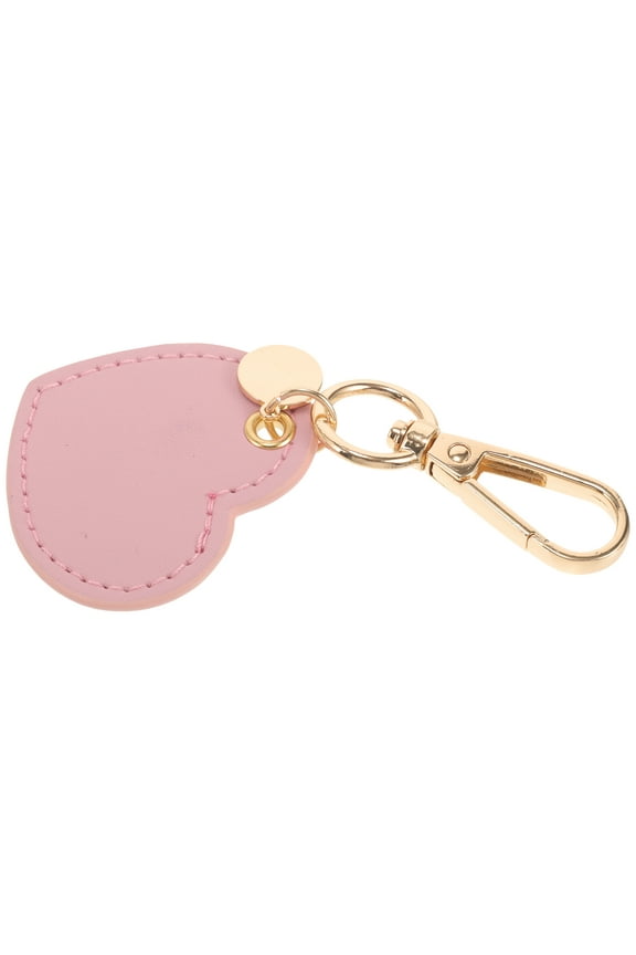 Key Ring Pendant Heart Keychain Pink 1Pack Fashionable