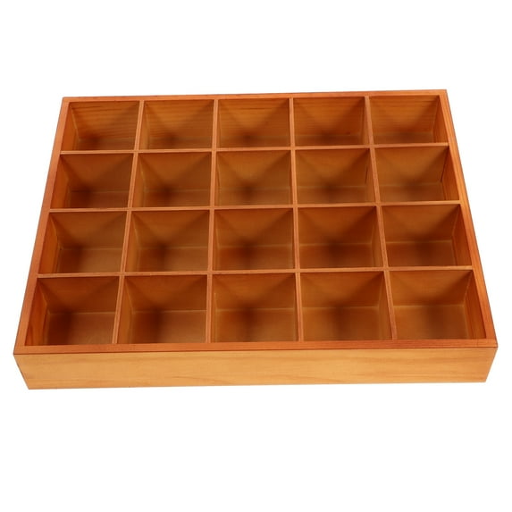 Pawsdot Chocolate Wooden Organizer Tray for Jewelry and Cosmetics Stylish Design