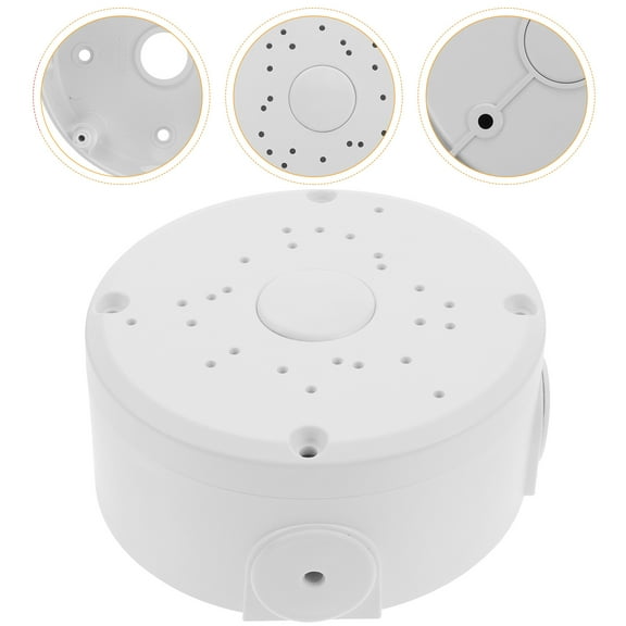 Pawsdot Sturdy White Electrical Junction Box for Outdoor Cord and Cable Storage